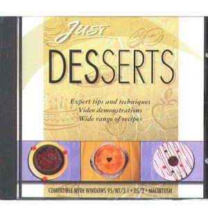 Just DESSERTS (PC-CD, 1997) for Win/OS2/Mac - New Sealed JC